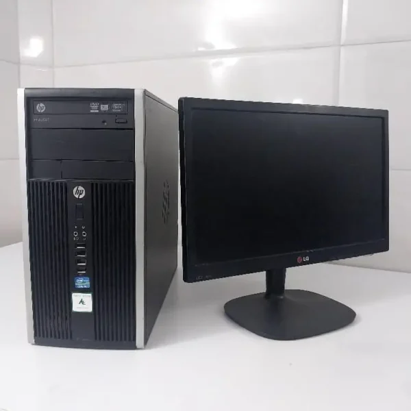 کامپیوتر کامل اداری با مانیتور و ماوس و کیبورد (مجموعه 16)